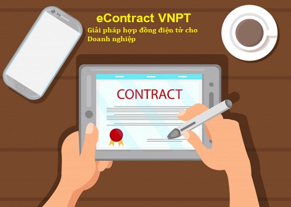 hợp đồng điện tử VNPT đang triển khai