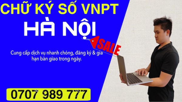 Đăng ký - Gia hạn chữ ký số VNPT Hà Nội