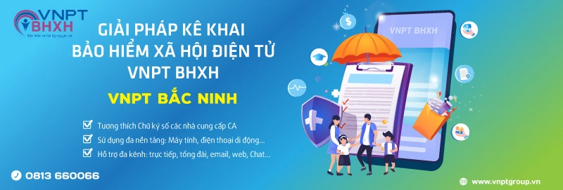 Bảng giá PM Kê khai BHXH VNPT Bắc Ninh mới nhất