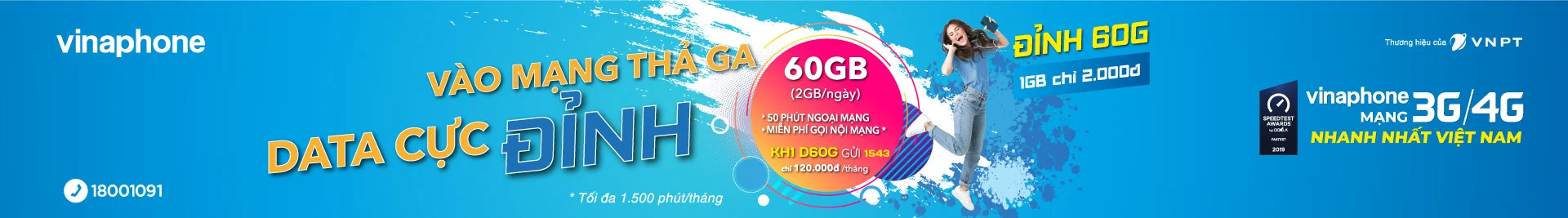 Gói 4G vinaphone