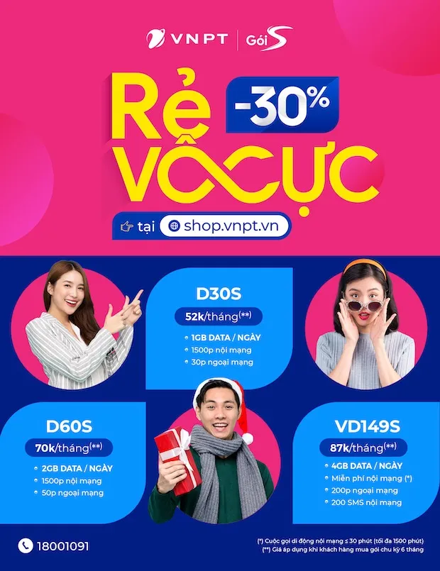 goi 4G vina