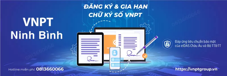 Gói cước Chữ ký số VNPT ở Ninh Bình