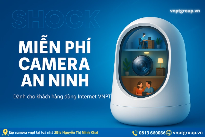 Lắp camera VNPT cho công ty tại toà nhà 2Bis Nguyễn Thị Minh Khai