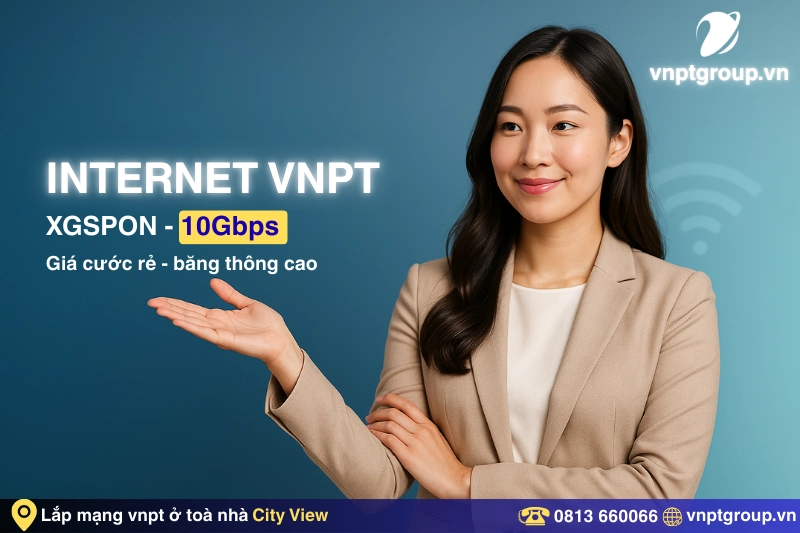 Ưu đãi lắp đặt Internet VNPT tại City View