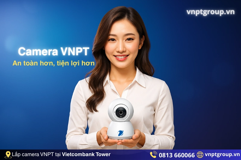 Lắp camera VNPT cho văn phòng tại Vietcombank Tower